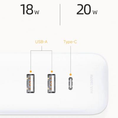 Удлинитель Xiaomi Mi Power Strip Fast Charge (XMCXB05QM) в Донецке